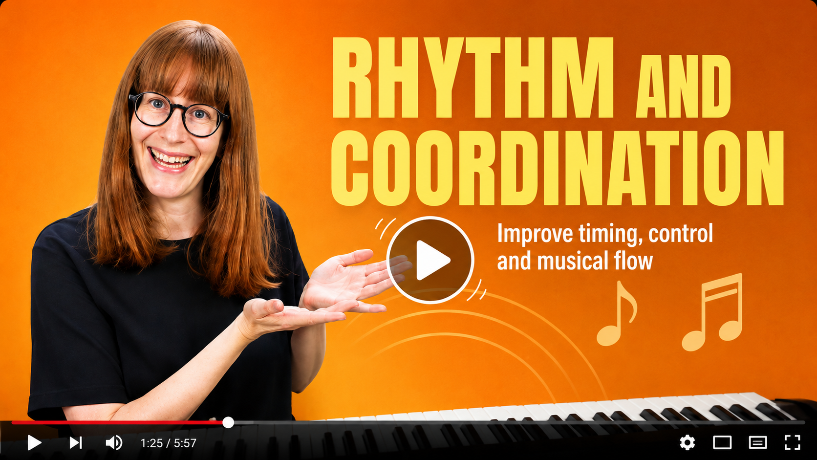 Rhythm and Coordination – Piano with Melanie